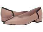 Nine West Fautif Flat (barely Nude/black) Women's Shoes