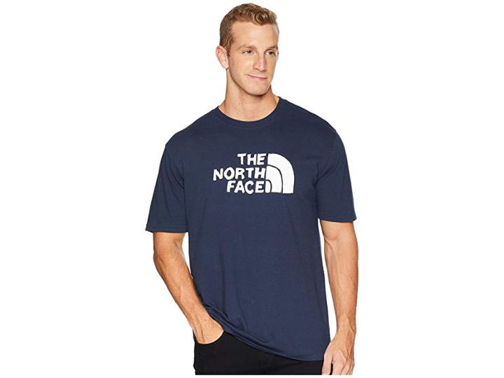 The North Face Short Sleeve Well-loved 1/2 Dome Tee (urban Navy) Men's T Shirt