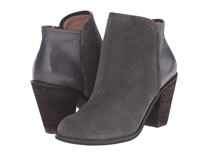 Softwalk Frontier (graphite/dark Grey Suede Leather) Women's Dress Boots