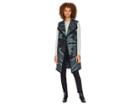 Pendleton Carly Long Wool Vest (big Blue Desert Sky Jacquard) Women's Vest