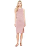 Culture Phit Bisette Sleeveless Midi Dress With Side Slit (dusty Purple) Women's Dress