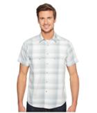 Nau Short Sleeve Dissolve Shirt (frost Plaid) Men's Short Sleeve Button Up