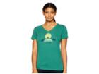 Life Is Good Vista Hike Crusher Vee T-shirt (forest Green) Women's T Shirt