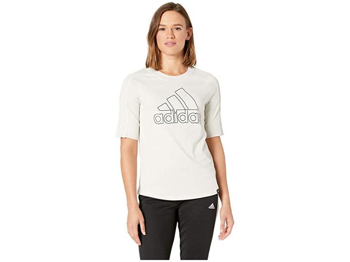 Adidas Baseball Tee (raw White) Women's T Shirt