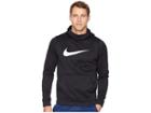 Nike Therma Hybrid Pullover Hoodie (black/white) Men's Sweatshirt