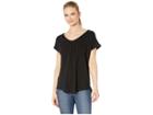 Eddie Bauer Gatecheck Tunic Tee (black) Women's Clothing