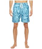 True Grit Waterman Viceroy Drawsting Swim Shorts W/ Lining (blue) Men's Swimwear
