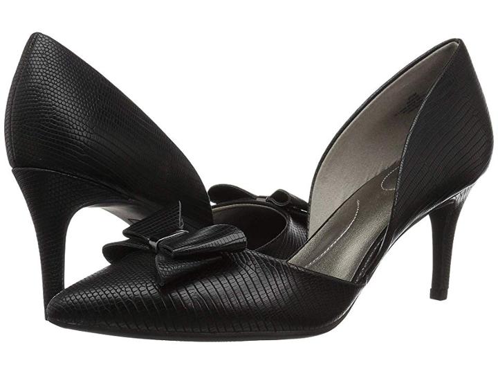 Bandolino Gage Heel (black Lizard) High Heels