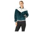 Nike Nike Sportswear Jacket Bomber Wolf (midnight Spruce/desert Sand/white) Women's Coat