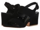 Isola Landra (black King Suede) Women's Sling Back Shoes