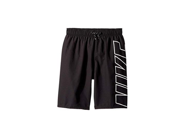 Nike Kids Logo Breaker 8 Trunk (big Kids) (black) Boy's Swimwear
