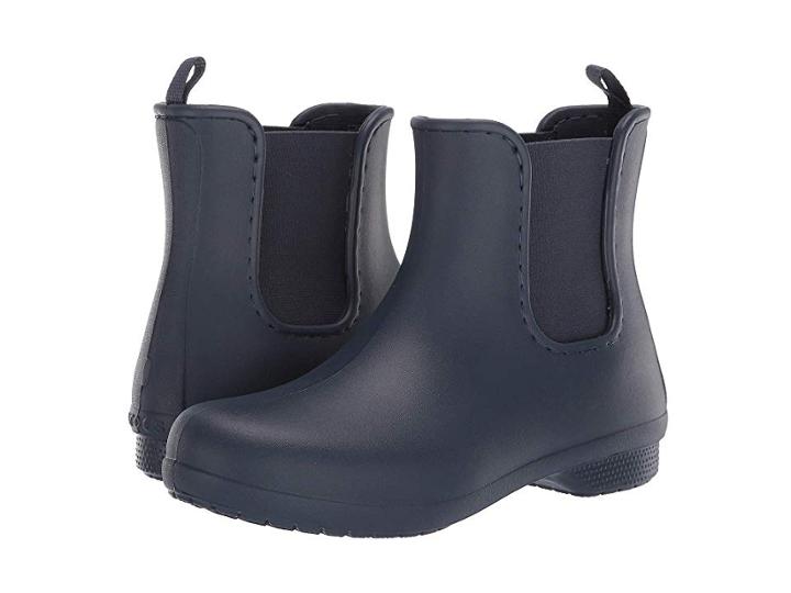 Crocs Freesail Chelsea Boot (navy/navy) Women's Boots