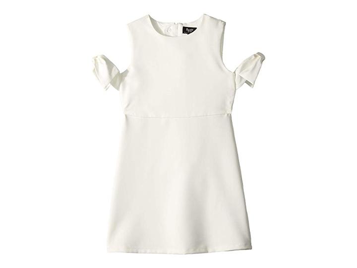 Bardot Junior Iva Shift Bow Dress (big Kids) (gardenia) Girl's Dress