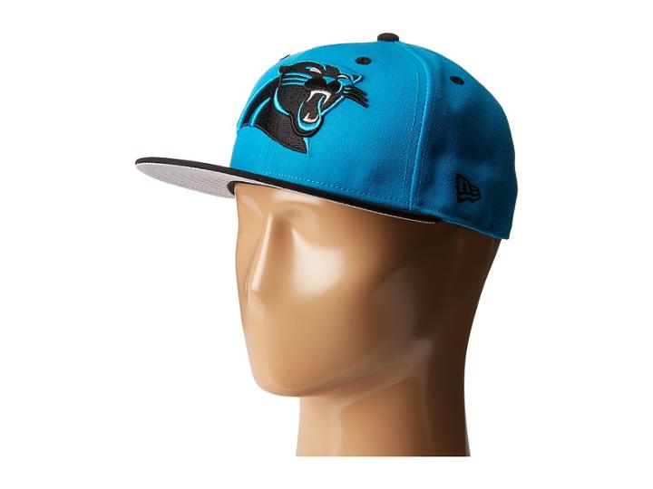 New Era Nfl Two-tone Team Carolina Panthers (bright Blue) Baseball Caps