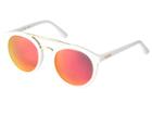 Guess Gu7387 (white/smoke Mirror 1) Fashion Sunglasses