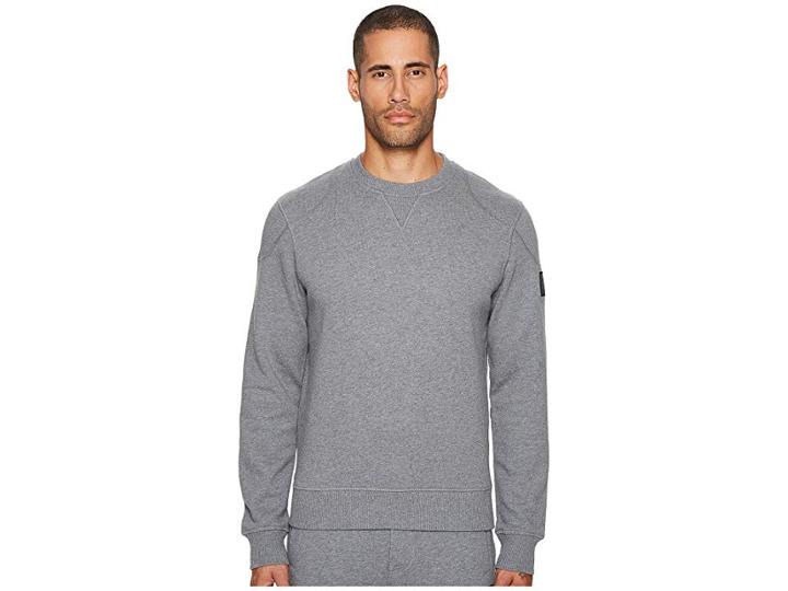 Belstaff Jefferson Fleece Sweatshirt (dark Grey Melange) Men's Sweatshirt