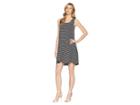 Karen Kane Hi-lo Hem Dress (stripe) Women's Dress