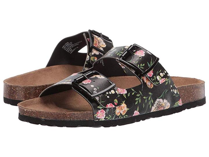Unionbay Melissa (black Floral) Women's Shoes