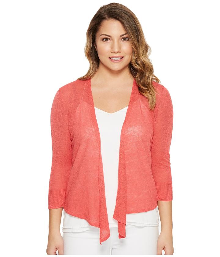 Nic+zoe Petite 4 Way Cardy (spiced Rose) Women's Sweater