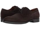 Aquatalia Decker (dark Brown Suede) Men's Lace Up Casual Shoes