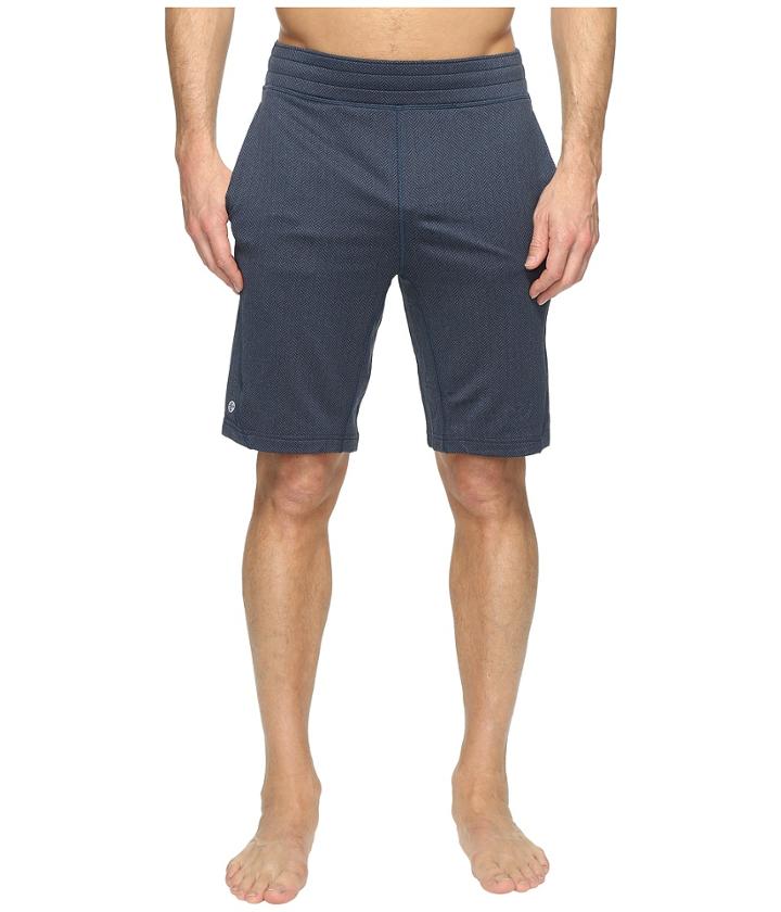 Manduka The Now Shorts (midnight Herringbone) Men's Shorts