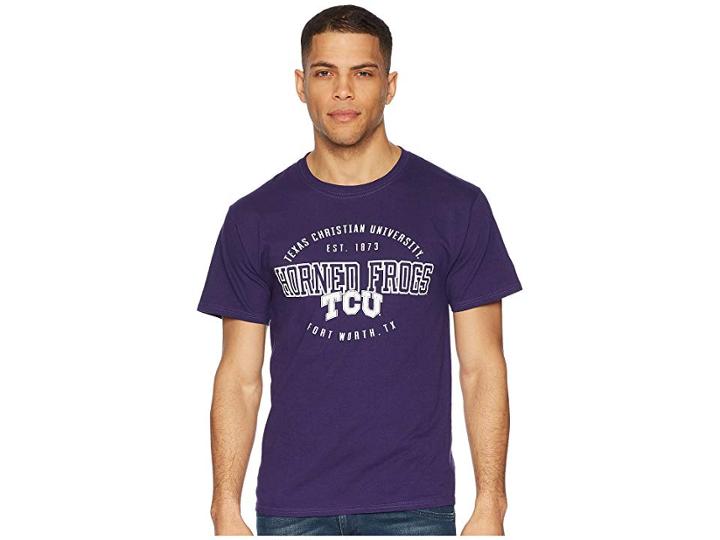 Champion College Tcu Horned Frogs Jersey Tee (champion Purple) Men's T Shirt