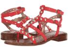 Sam Edelman Elisa (coral Punch Kid Suede Leather) Women's Sandals