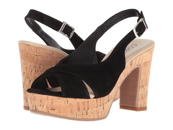 Cordani Tompkins (black Suede) High Heels