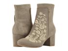 Toms Evie (desert Taupe Embroidered Heritage Canvas) Women's Zip Boots