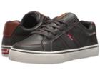 Levi's(r) Shoes Turner Nappa (little Kid/big Kid) (charcoal/tan) Men's  Shoes