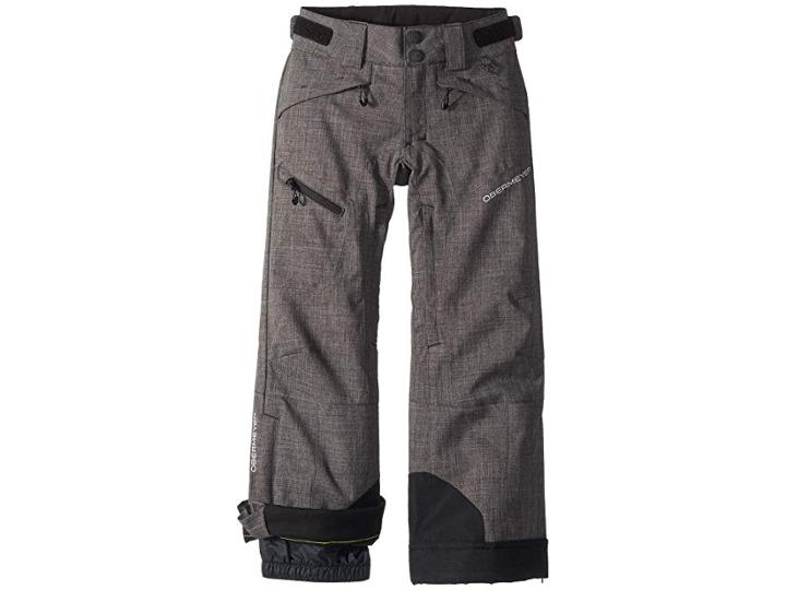 Obermeyer Kids Parker Pants (little Kids/big Kids) (carbon Black) Boy's Casual Pants