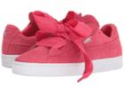 Puma Kids Suede Heart Valentine (big Kid) (paradise Pink/paradise) Girls Shoes