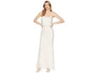 Adrianna Papell Sequin Popover Gown (pearl) Women's Dress