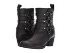 Dingo Noir (black Leather) Cowboy Boots