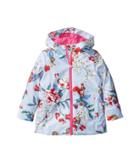 Joules Kids Printed Waterproof Coat (toddler/little Kids/big Kids) (bea Floral) Girl's Coat
