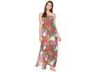 American Rose Tropical Print Maxi Dress (fuchsia/multi) Women's Dress