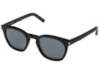 Saint Laurent Sl 28 (black/solid Silver) Fashion Sunglasses