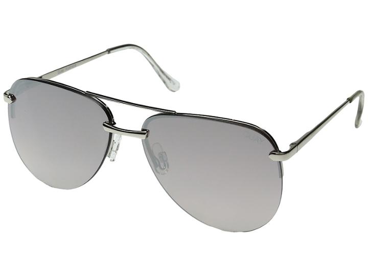 Quay Australia The Playa (silver/silver) Fashion Sunglasses