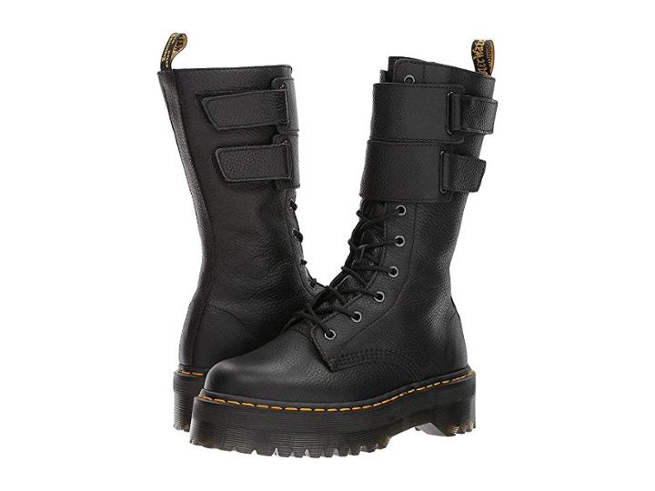 Dr. Martens Jagger 10-eye Boot (black Aunt Sally) Women's Boots