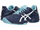 Asics Gel-solution(r) Speed 3 (indigo Blue/white/porcelain Blue) Women's Tennis Shoes