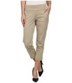 Jag Jeans Hope Bay Twill Slim Fit Crop (british Khaki) Women's Casual Pants