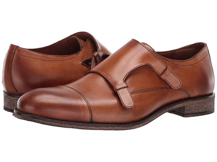 Massimo Matteo Double Monk Cap 19 (burnished Tan) Men's Shoes