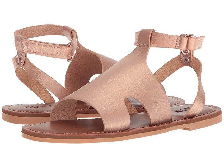 Roxy Kids Rosa Sandal (little Kid/big Kid) (rose Gold) Girls Shoes