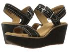 Clarks Aisley Orchid (black Suede) Women's Sandals