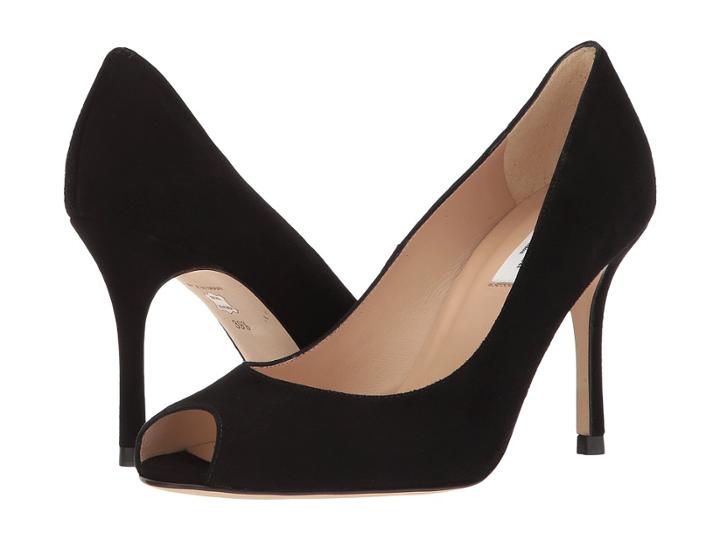 L.k. Bennett Margo (black Suede) High Heels