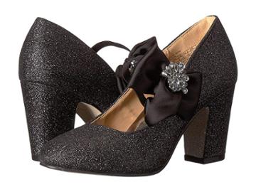 Badgley Mischka Kids Kylie Bow (little Kid/big Kid) (black Multi Shimmer) Girls Shoes
