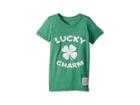 The Original Retro Brand Kids Lucky Charm Short Sleeve Heathered Tee (toddler) (heather Sprite) Boy's T Shirt