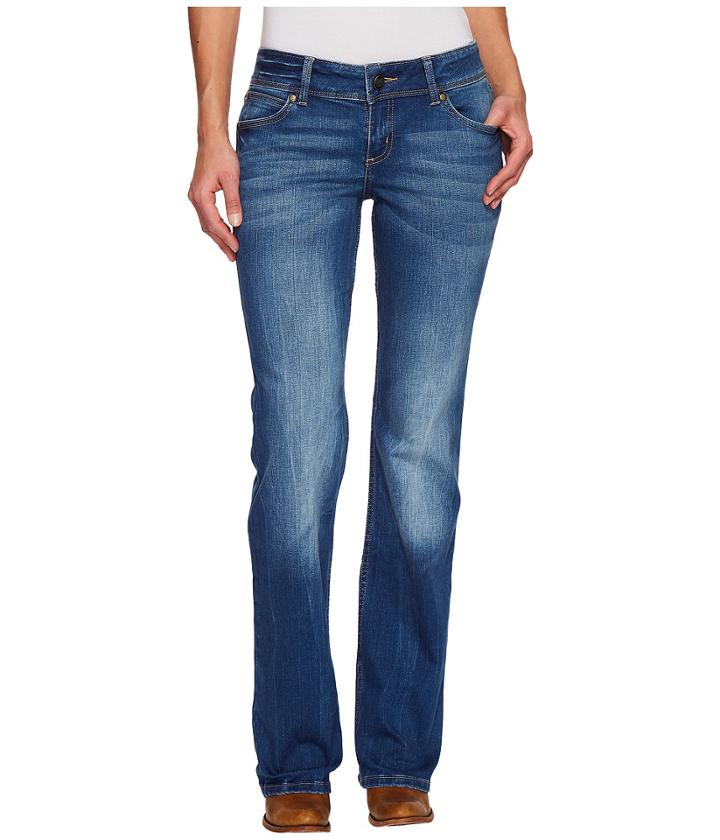Wrangler Retro Sadie Low Rise (medium Blue) Women's Jeans
