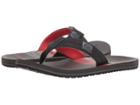Reef Ht Prints (black/red/stripes) Men's Sandals