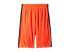 Under Armour Kids Instinct Shorts (big Kids) (neon Coral/stealth Gray/glow Orange) Boy's Shorts